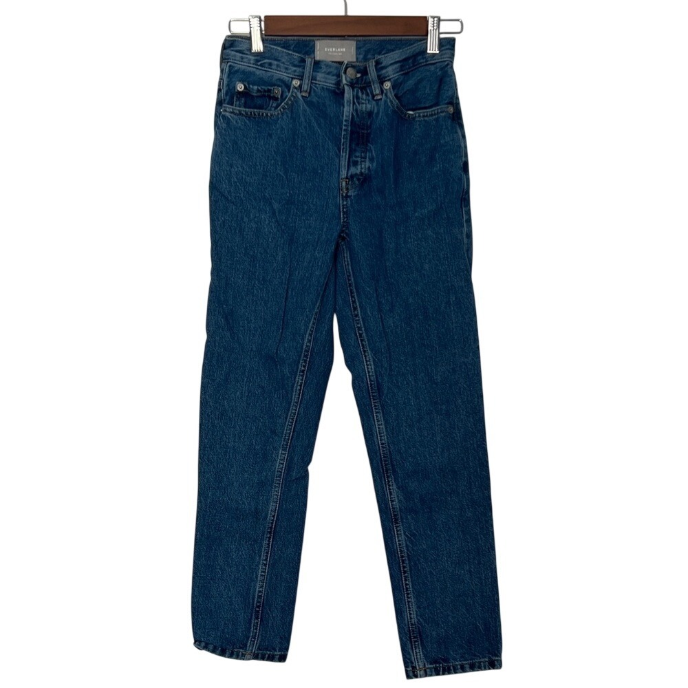 Everlane The Cheeky Jean Crop Size 24 High Rise Button Fly Ankle Jeans